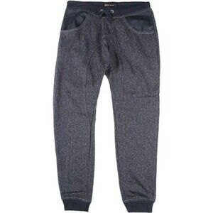NWT SB ROYAL BLUE DENIM FLEECE BLACK JOGGERS STYLE 44010P SIZE MEDIUM MENS